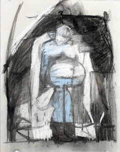 Figure with Wolf